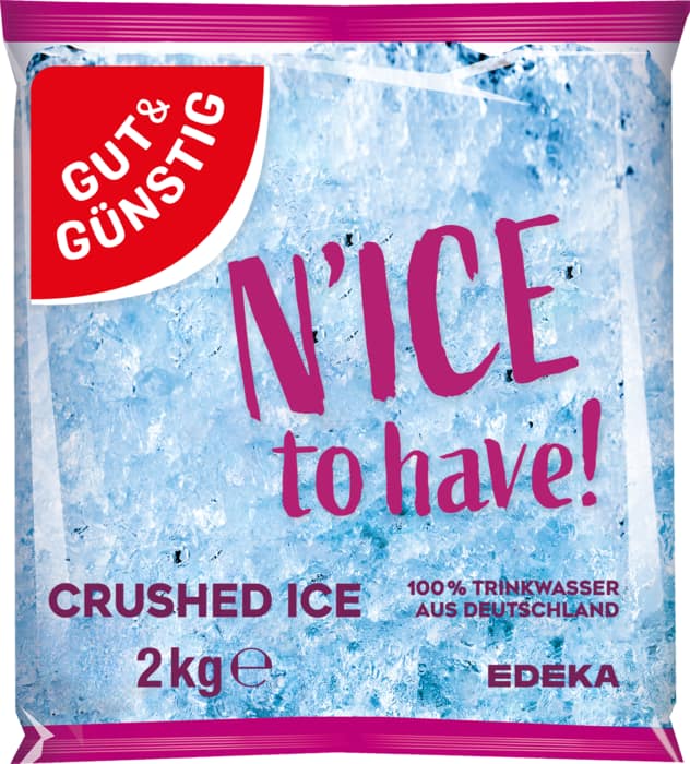 Gut&Günstig Crushed Ice oder Eiswürfel
