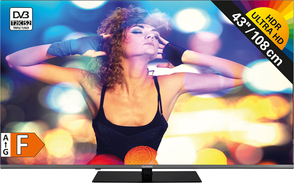 TELEFUNKEN "D43U980B2CW" 4K-UHD-TV