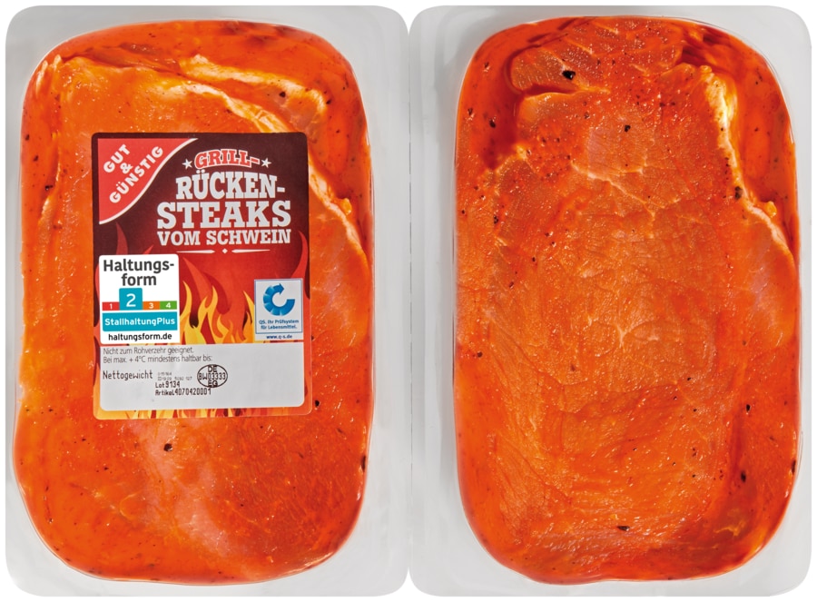 Gut&Günstig Grill-Rückensteaks