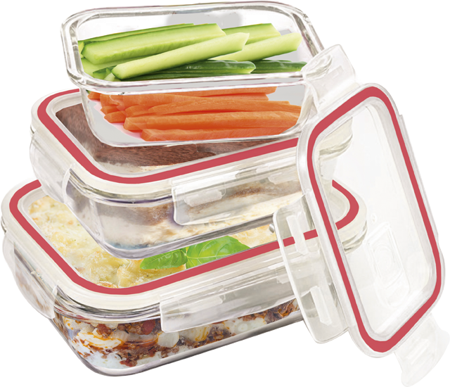 EDEKA zuhause Glasdosen-Set