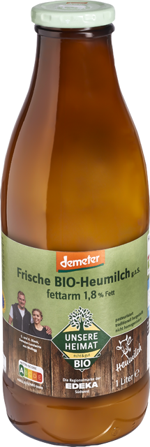 Demeter Unsere Heimat – echt & gut Frische Bio-Heumilch