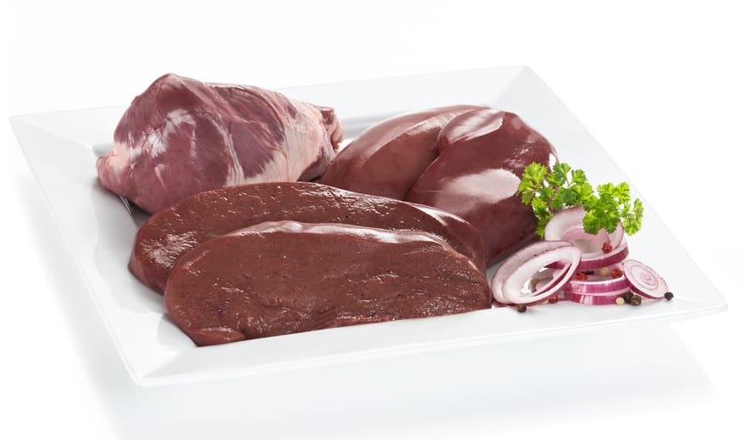 Schweine-Leber*, -Herzen* oder -Nieren *