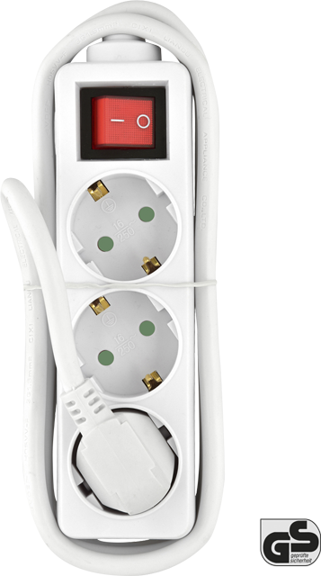 HEITECH 3-fach-Steckdosenleiste