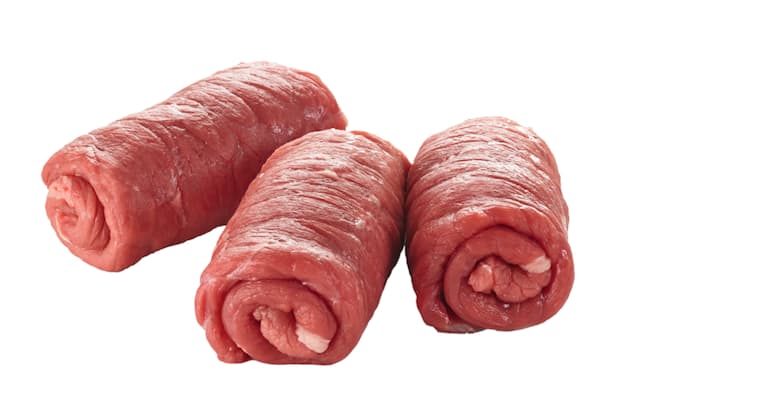 Jungbullen Rouladen ohne Füllung oder -Braten