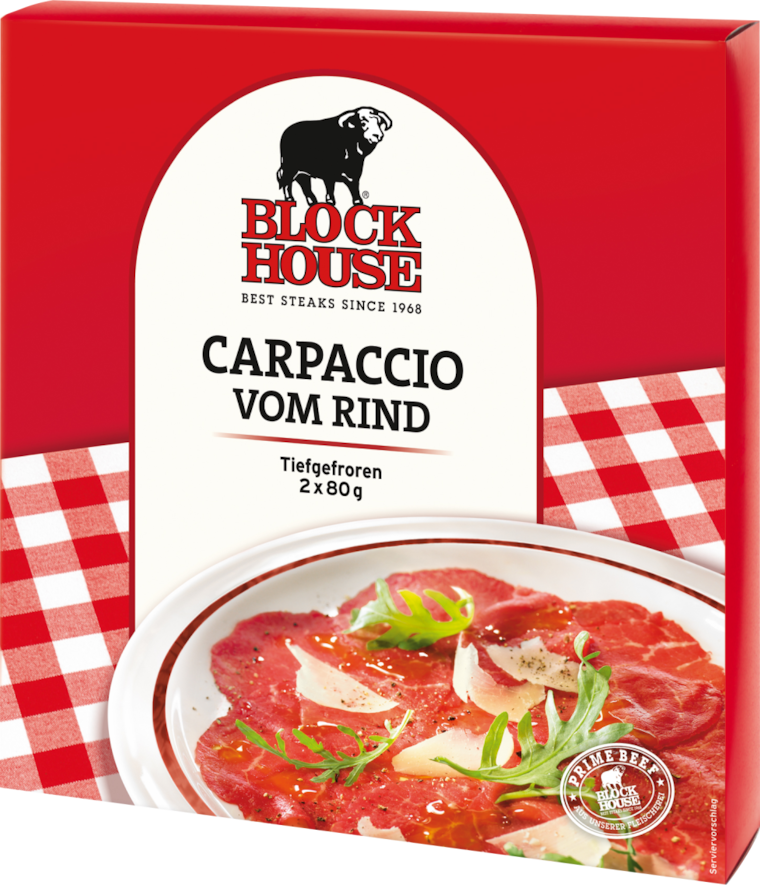Block House Carpaccio vom Rind