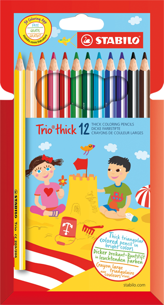 STABILO Trio dicke Farbstifte