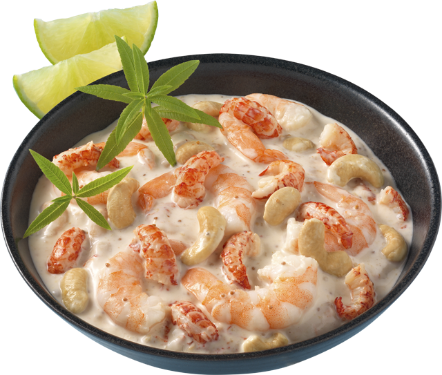 ¹Flusskrebs- und Garnelencocktail 