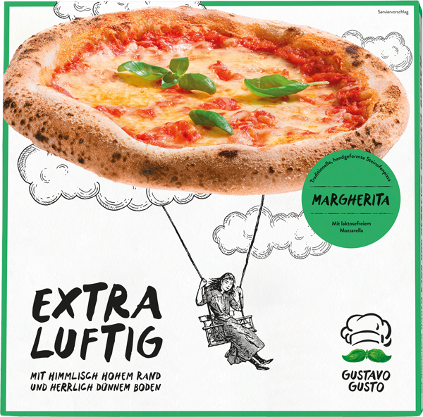 Gustavo Gusto Steinofenpizza extra luftig