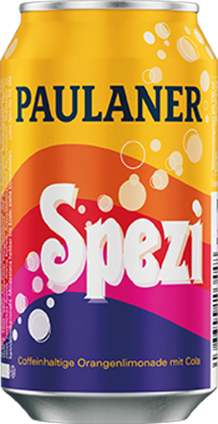 Paulaner Spezi, Cola, Orangen- oder Zitronenlimonade