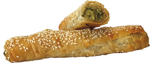 Aus der SB-Backstation: ¹Börekstick Spinat-Feta