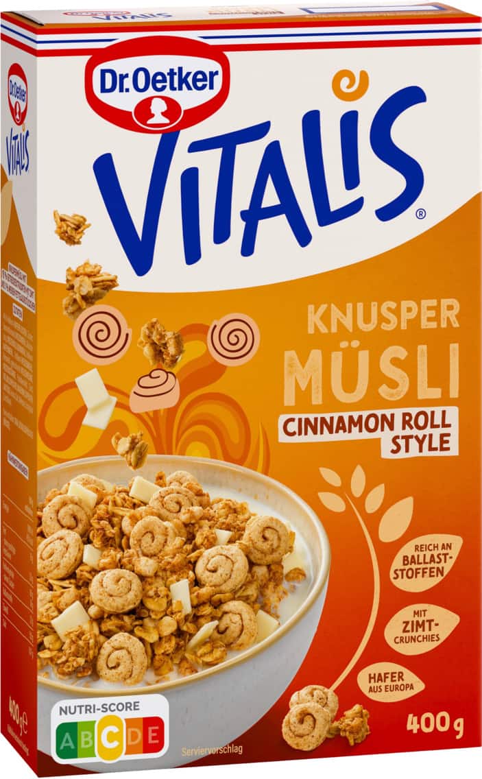 Dr. Oetker Vitalis oder Paula Müslispaß