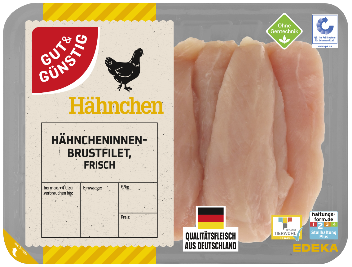 GUT&GÜNSTIG Hähnchen Innenfilet