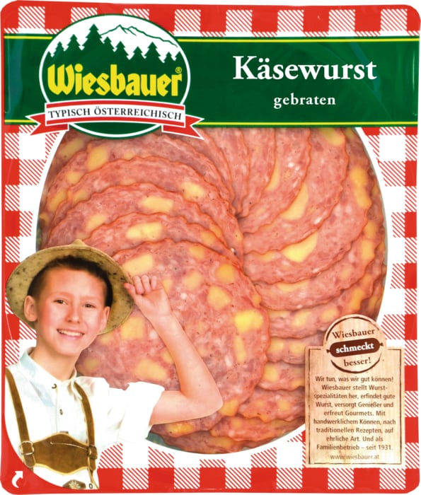 Wiesbauer Käsewurst, Krusten-Braten*