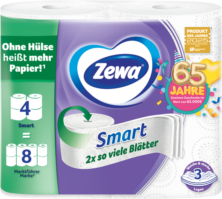 Zewa Just1 oder Smart Toilettenpapier
