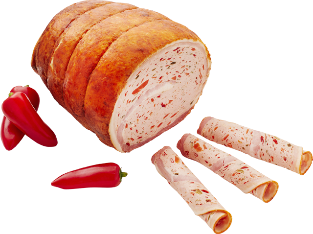 Gemüse- oder Lauchroullade