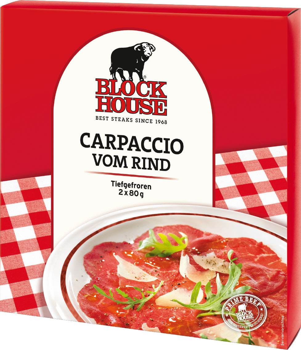 Block House Carpaccio vom Rind