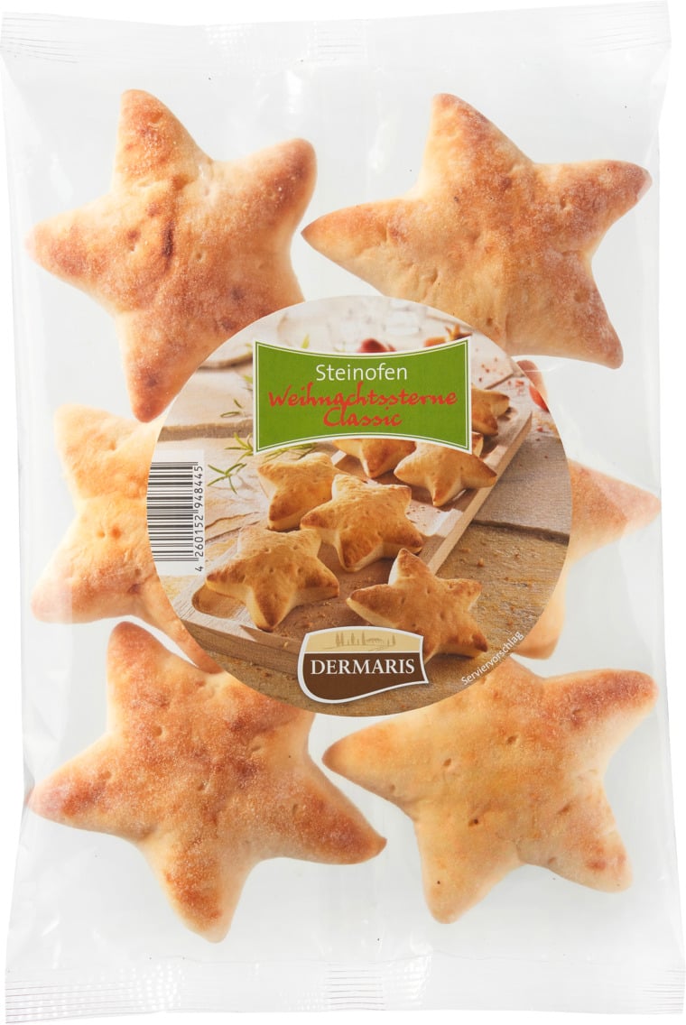 Dermaris Steinofen Weihnachtssterne