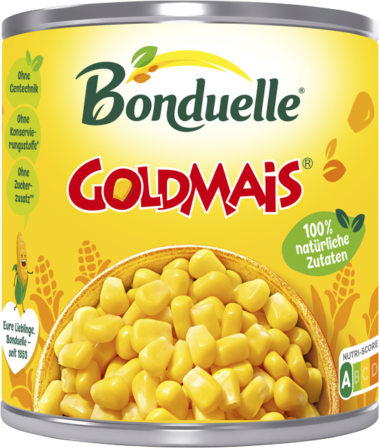 Bonduelle Goldmais, Kidney Bohnen, Junge Erbsen