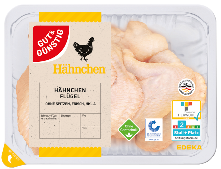 GUT&GÜNSTIG Hähnchenflügel natur