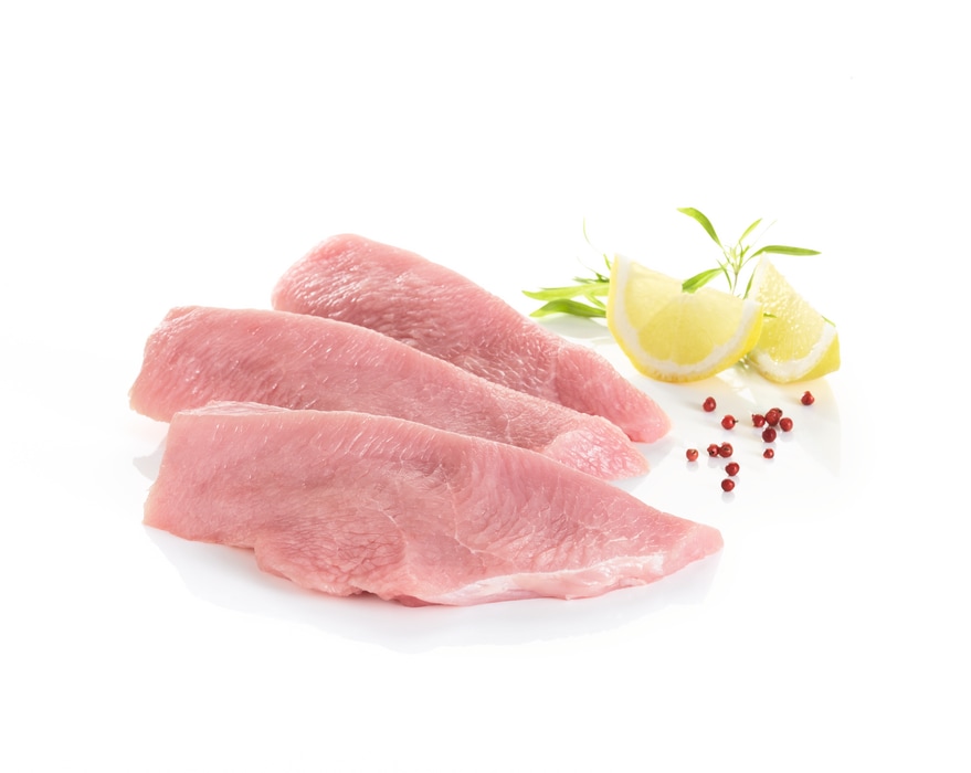 Puten-Schnitzel* oder Turkey-Steaks „Arizona"*