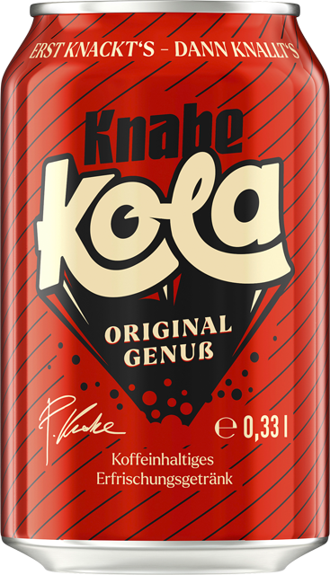 Knabe Kola auch ohne Zucker