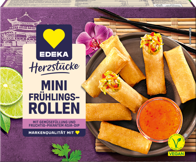 EDEKA Herzstücke Mini Frühlingsrollen mit Dip