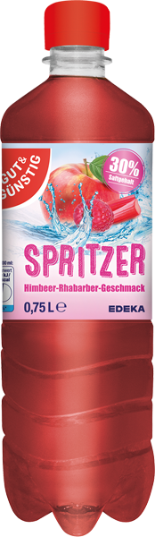 GUT&GÜNSTIG Spritzer Himbeer-Rhabarber