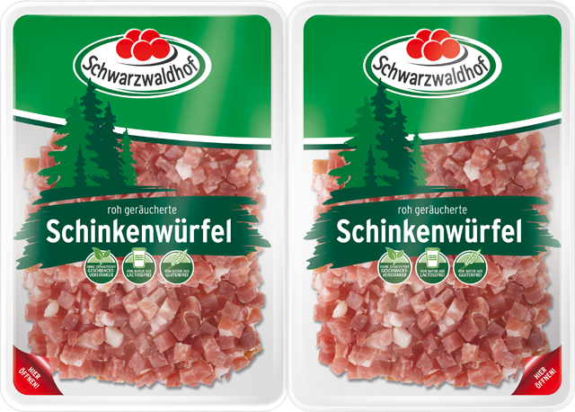 Schwarzwaldhof Schinkenwürfel oder Schinkenstreifen 