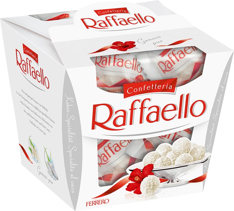 Giotto Haselnuss Mini-Gebäckkugeln oder Raffaello