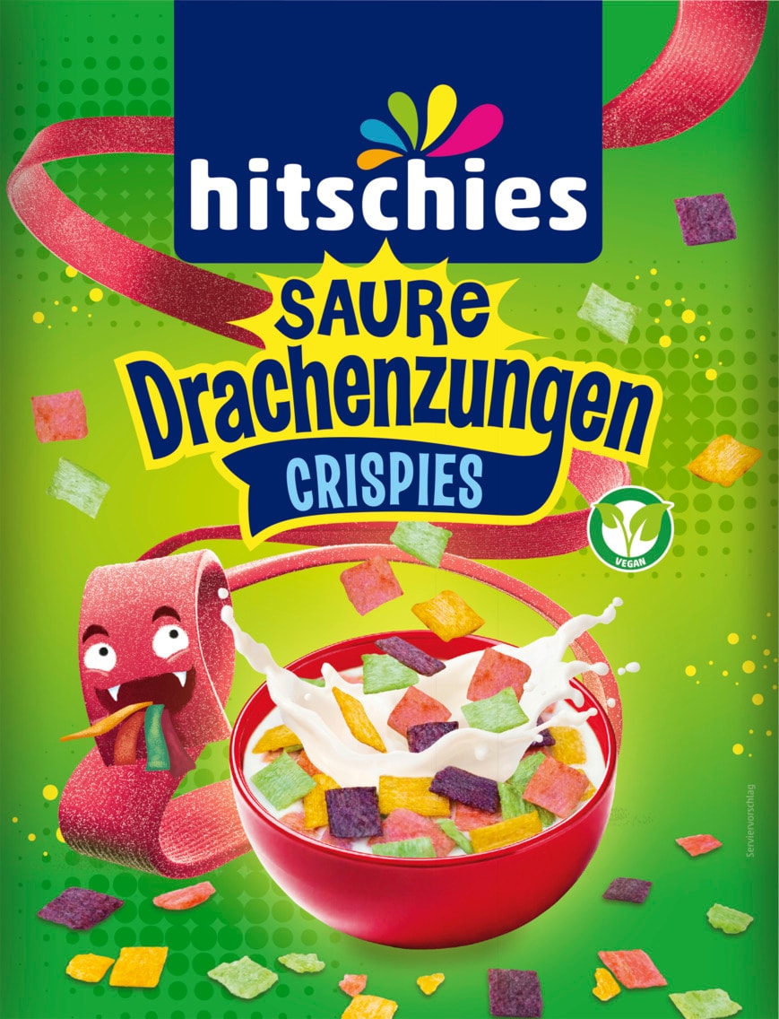 Hitschies Saure Drachenzungen Crispies