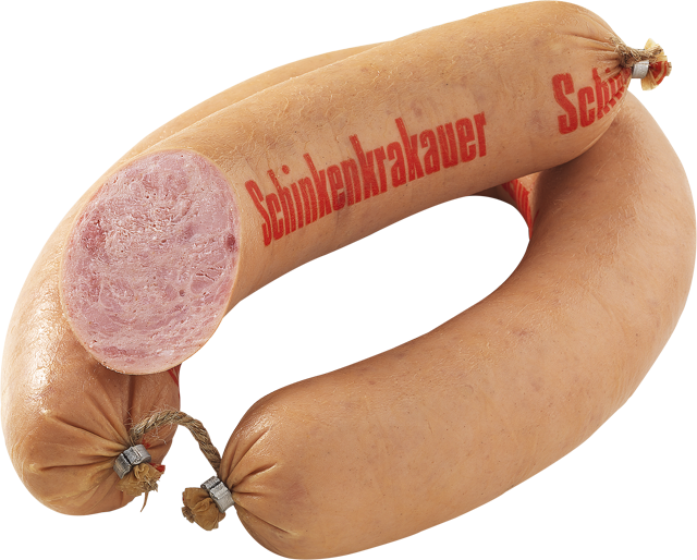 Würzige Schinkenkrakauer 