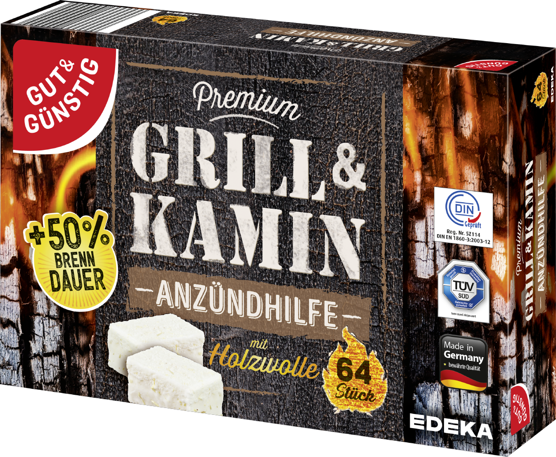 GUT&GÜNSTIG Grill- und Kamin-Anzündhilfe