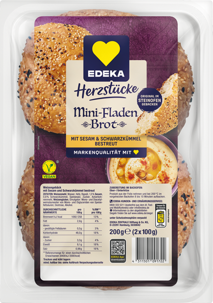 EDEKA Herzstücke Mini-Fladenbrot