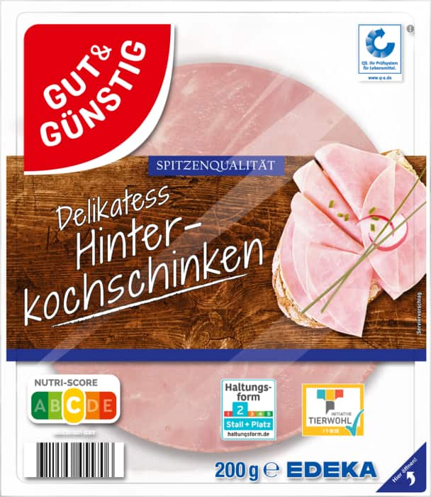 Gut&Günstig Delikatess Hinterkochschinken*