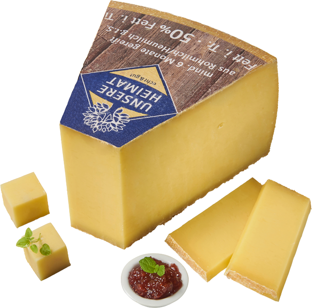 Unsere Heimat – echt & gut Allgäuer Bergkäse 