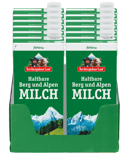 Berchtesgadener Land Haltbare Berg und Alpen Milch