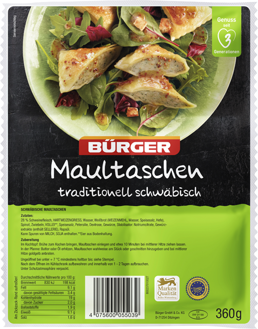 Bürger Maultaschen