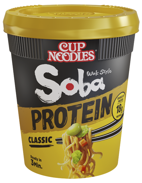 Nissin Cup Noodles Soba Protein Classic 