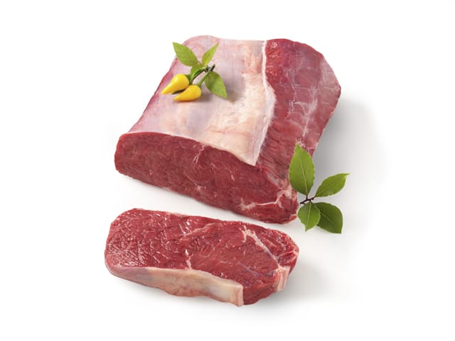 ¹Zart gereiftes Charoluxe Rindfleisch: Rumpsteaks