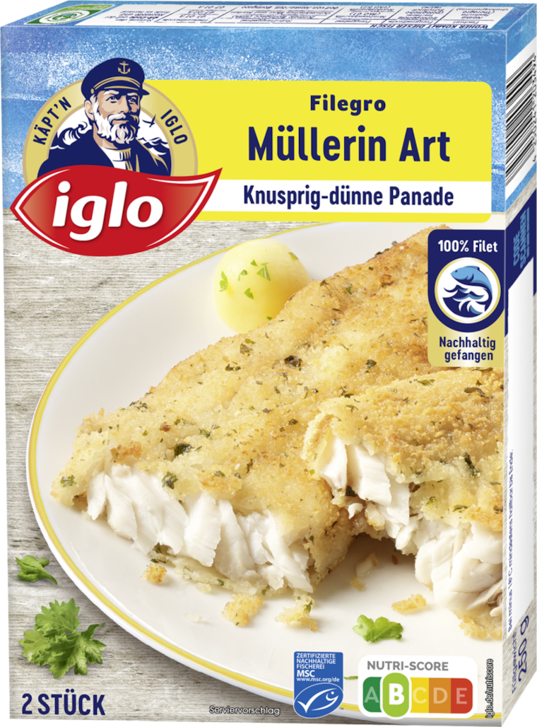 iglo Filegro oder Goldknusper Filet