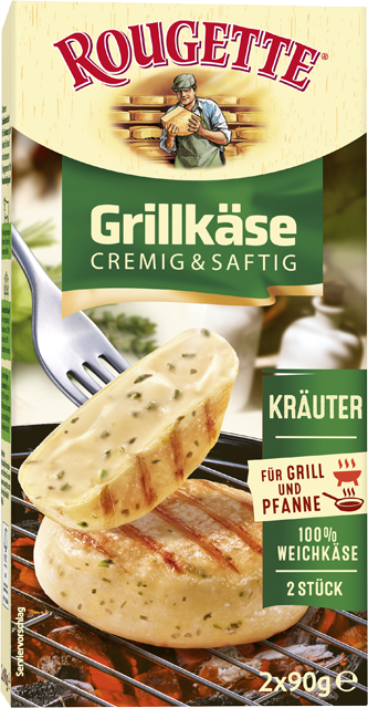 Rougette Grillkäse cremig & saftig Kräuter