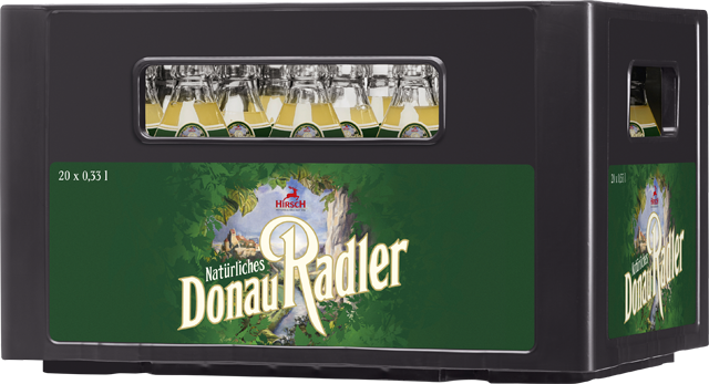 Hirsch Donau Radler Natur, Blutorange oder Alkoholfrei