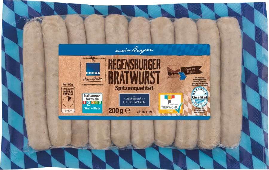 EDEKA Heimatliebe Regensburger Bratwurst*