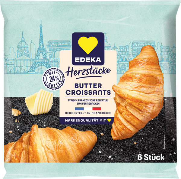 EDEKA Herzstücke Buttercroissants