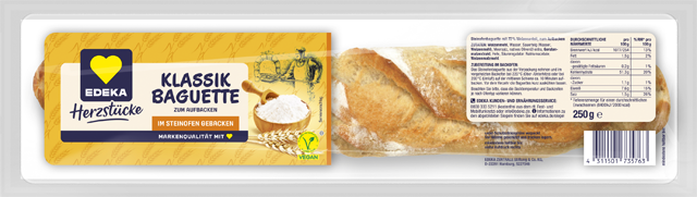 EDEKA Herzstücke Klassik Baguette 