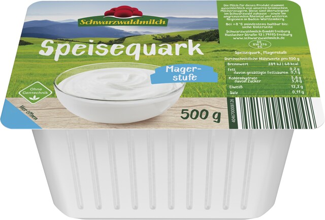 Schwarzwaldmilch Speisequark Magerstufe