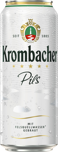 Krombacher Pils oder Beck’s Pilsener 