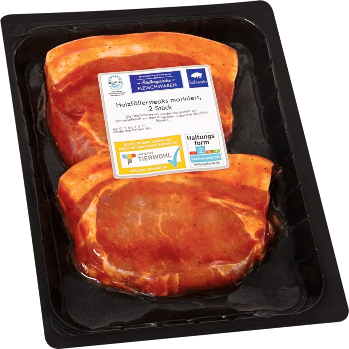 Schweine-Holzfälersteaks*