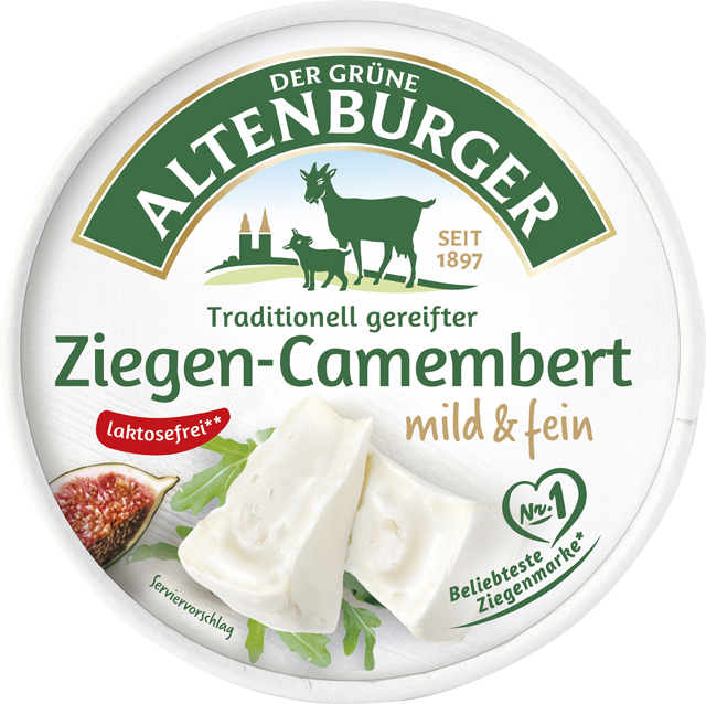 Der grüne Altenburger Ziegen-Camembert