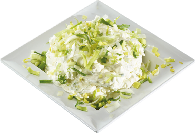 Frische Lauchterrine